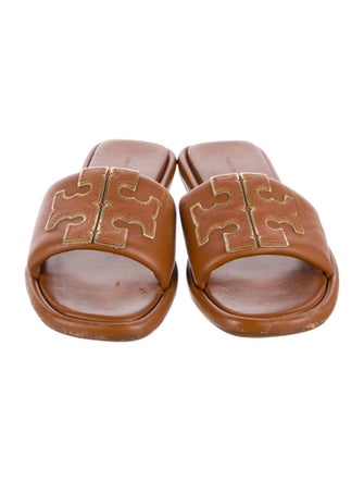 Tory Burch Leather Slides