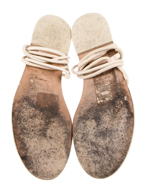 Tory Burch Leather Animal Print Gladiator Sandals