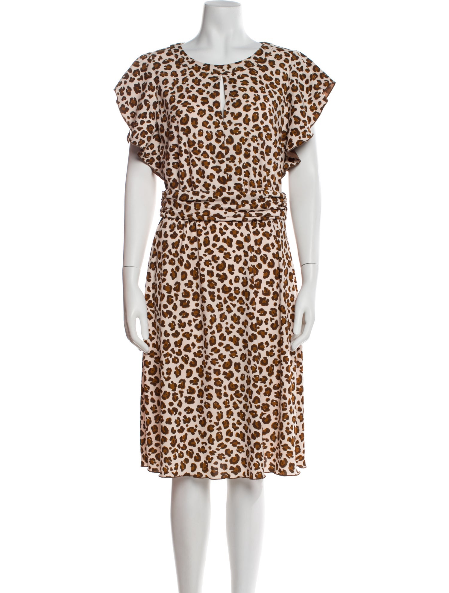 Tory Burch Animal Print Knee-Length Dress