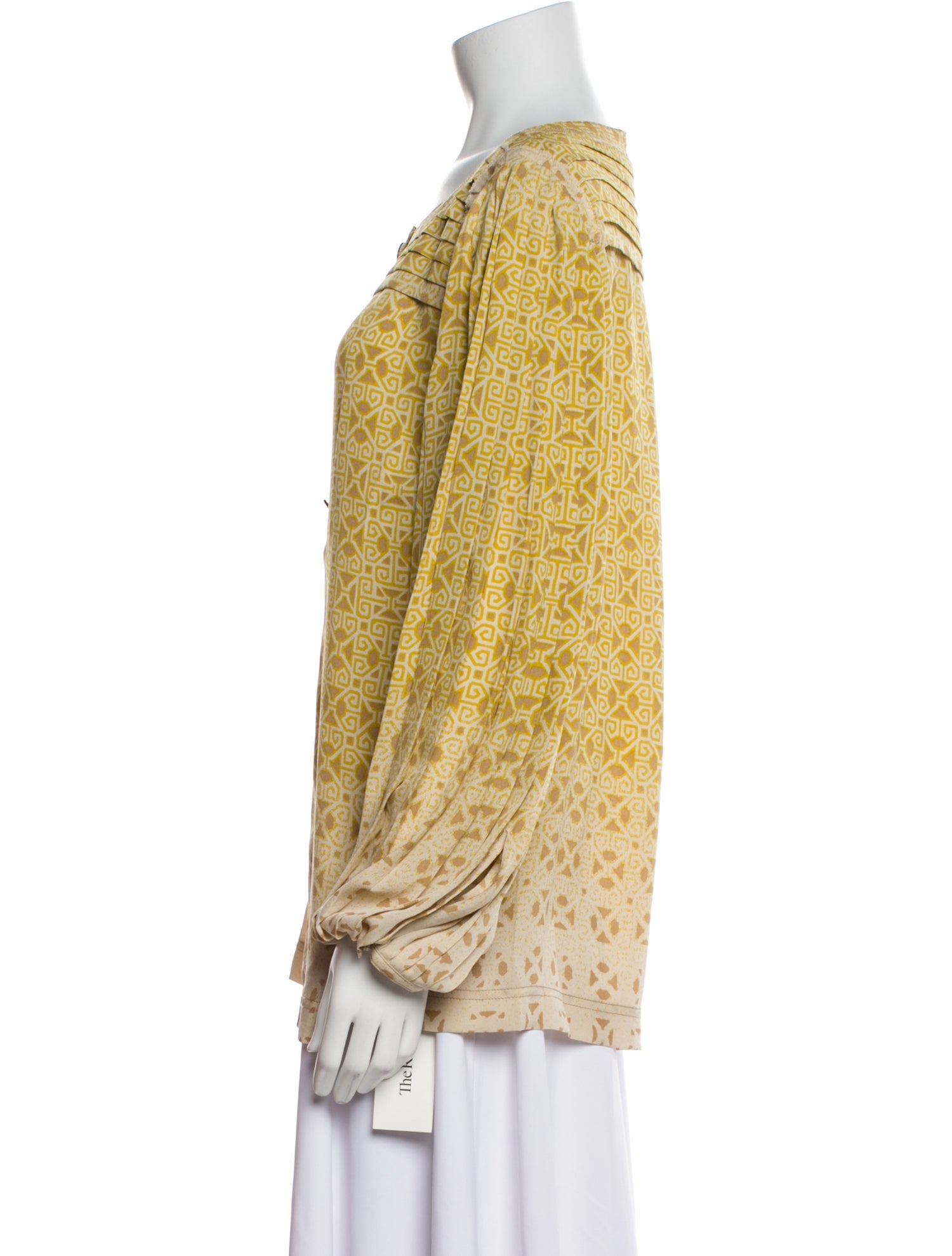 Tory Burch Silk Printed Blouse