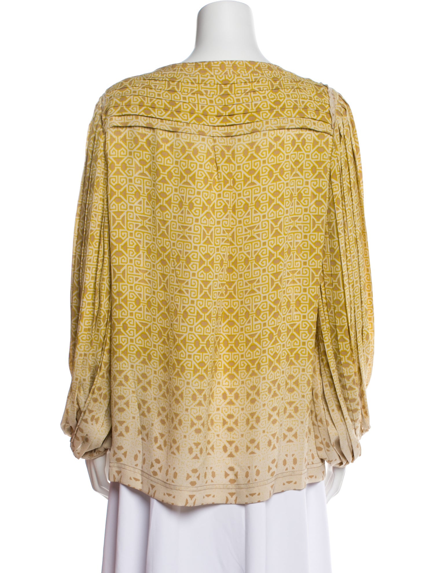 Tory Burch Silk Printed Blouse