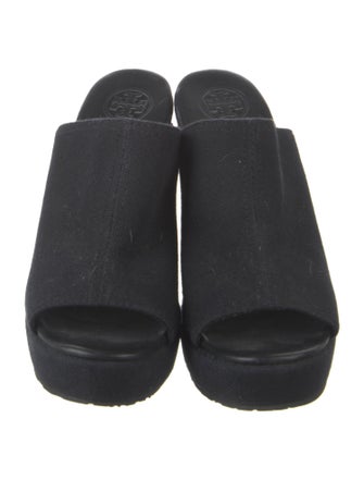 Tory Burch Canvas Studded Accents Slides
