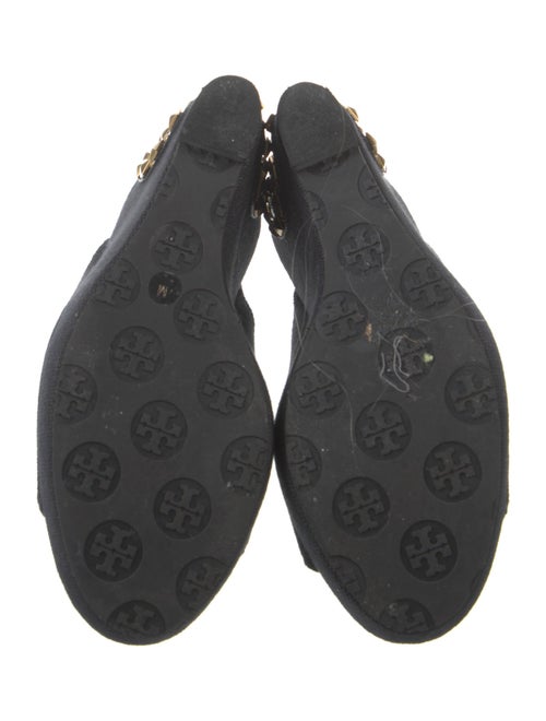Tory Burch Canvas Studded Accents Slides