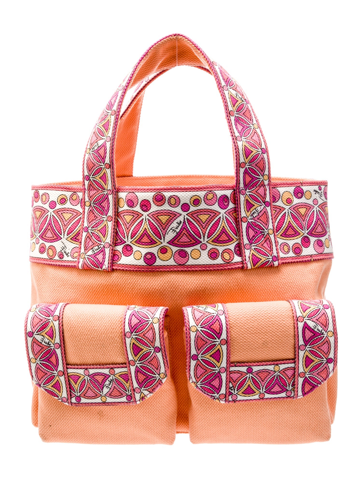 Tory Burch Canvas Top Handle Bag