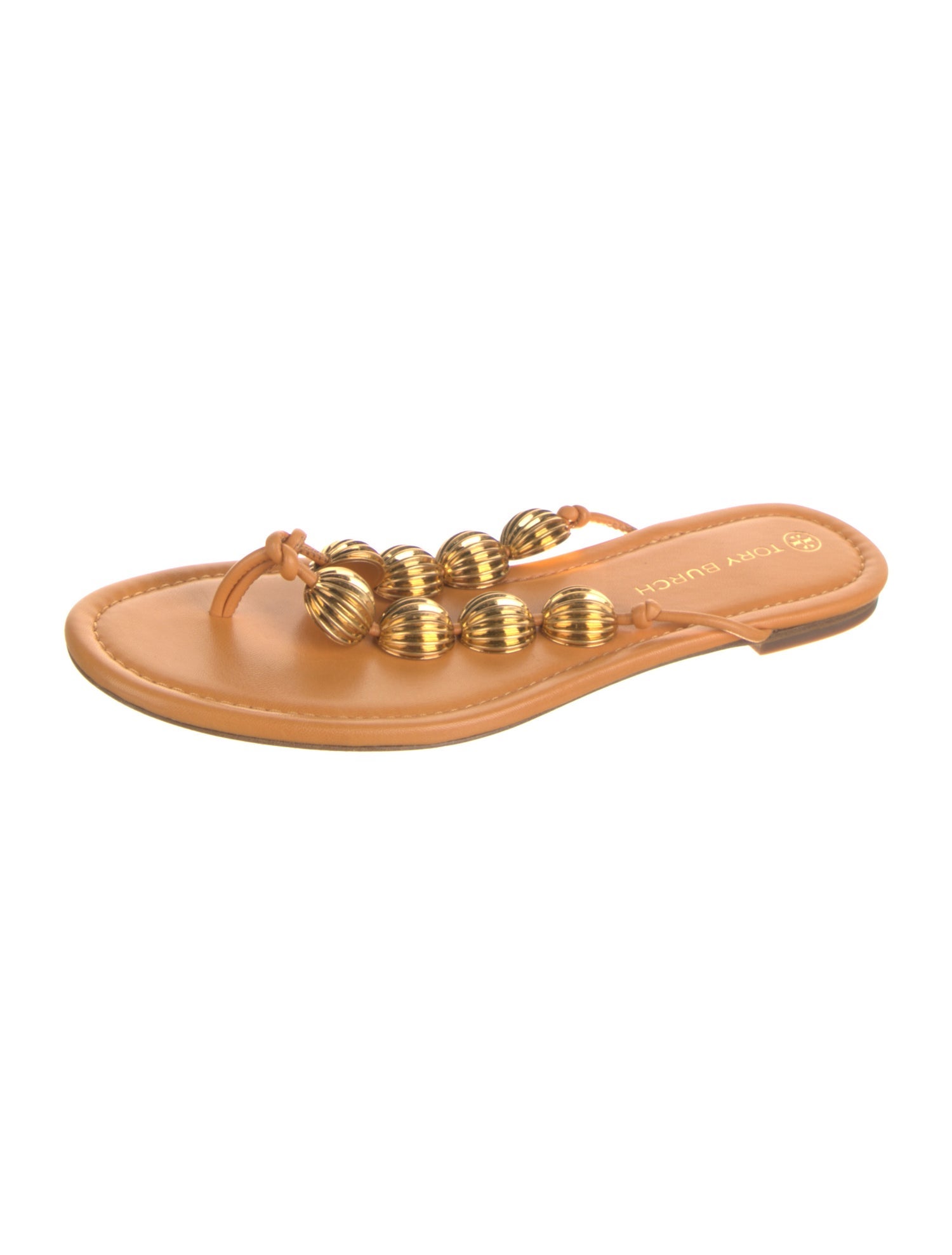 Tory Burch Leather Slides