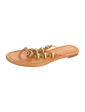 Tory Burch Leather Slides