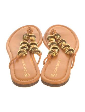 Tory Burch Leather Slides