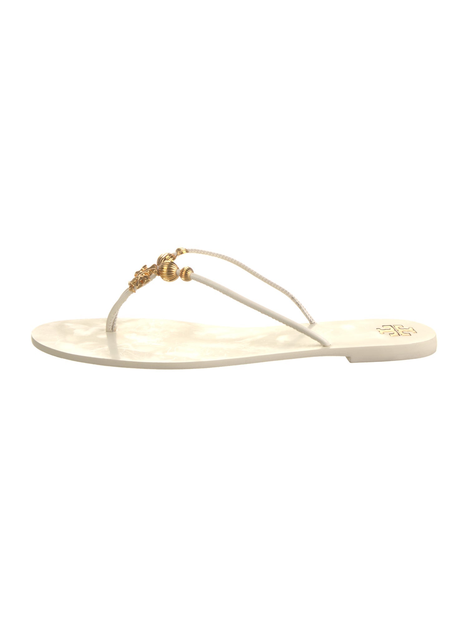 Tory Burch Leather Flip Flops