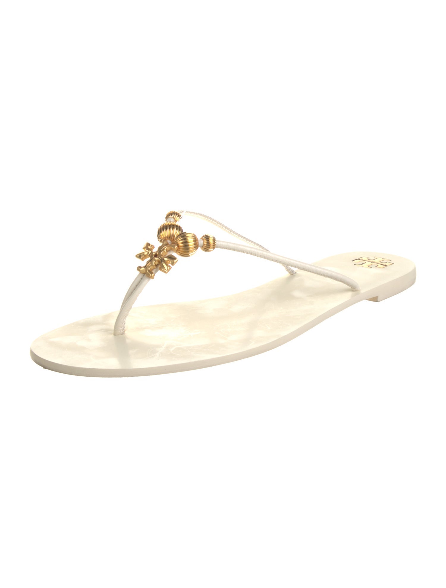 Tory Burch Leather Flip Flops