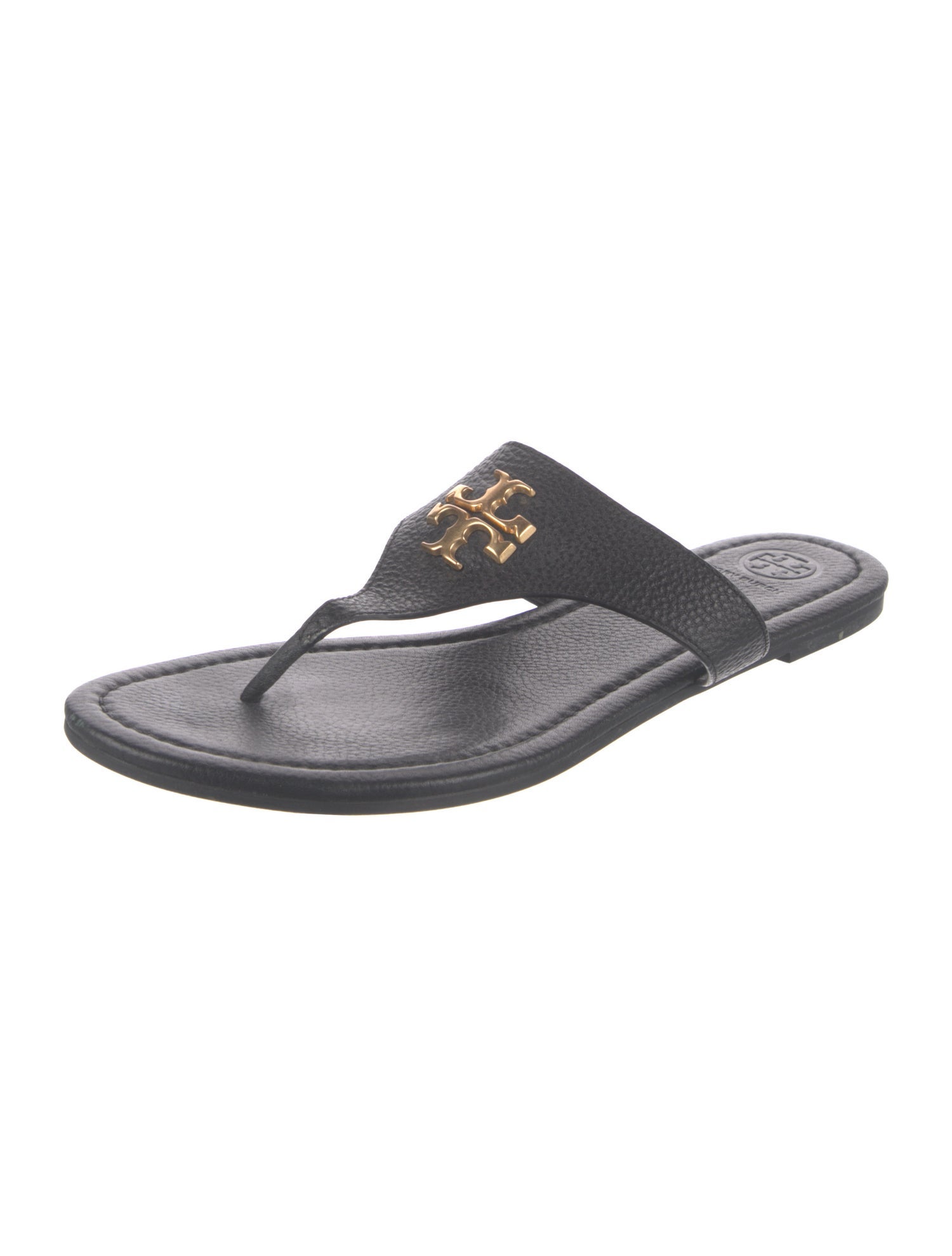 Tory Burch Leather Flip Flops