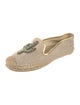 Tory Burch Canvas Studded Accents Espadrilles