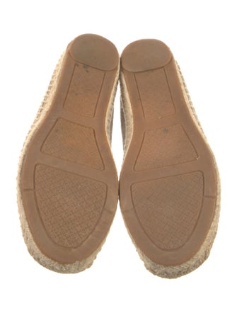 Tory Burch Canvas Studded Accents Espadrilles