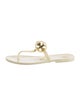 Tory Burch Rubber T-Strap Sandals