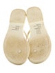 Tory Burch Rubber T-Strap Sandals