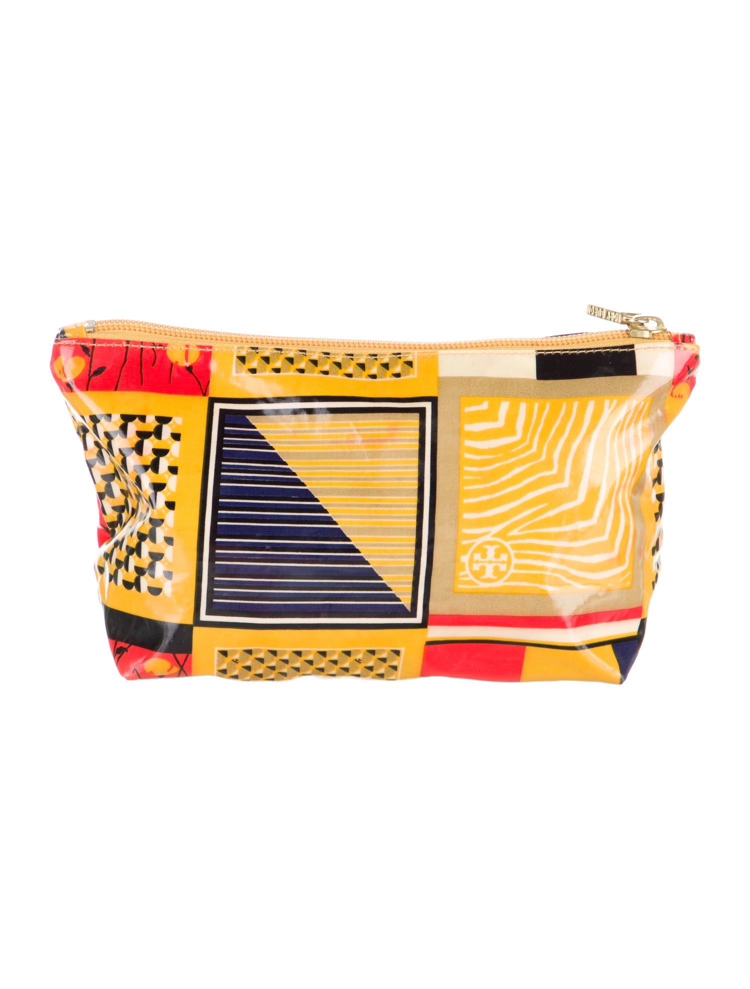 Tory Burch patterned cosmetic bag