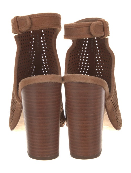 Tory Burch Suede Lasercut Accents Boots