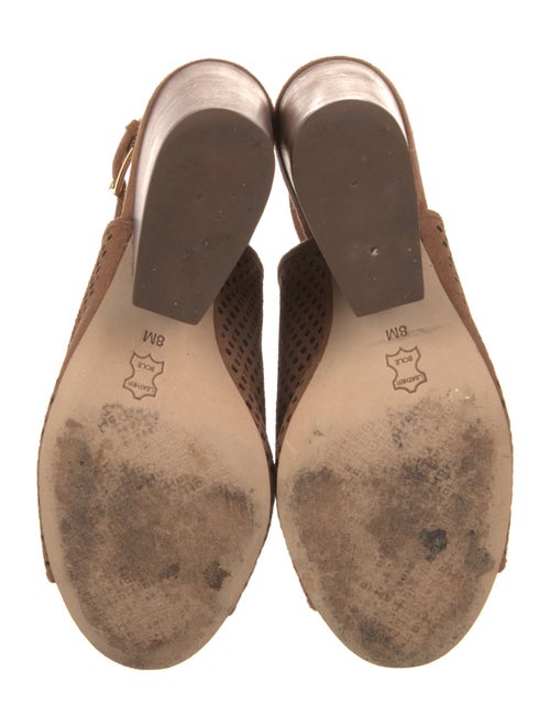 Tory Burch Suede Lasercut Accents Boots