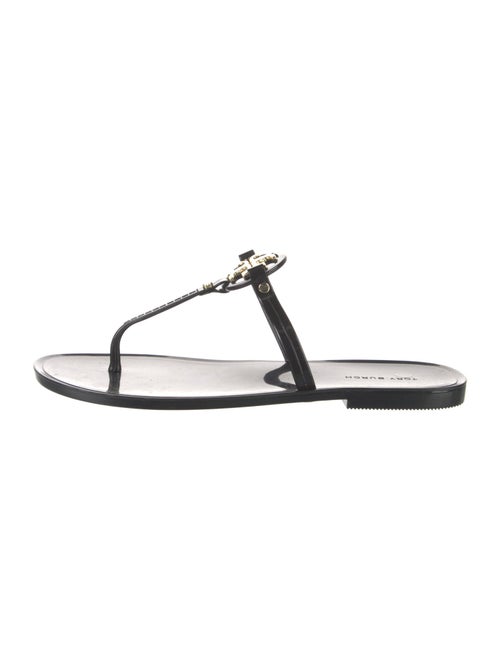 Tory Burch Rubber T-Strap Sandals