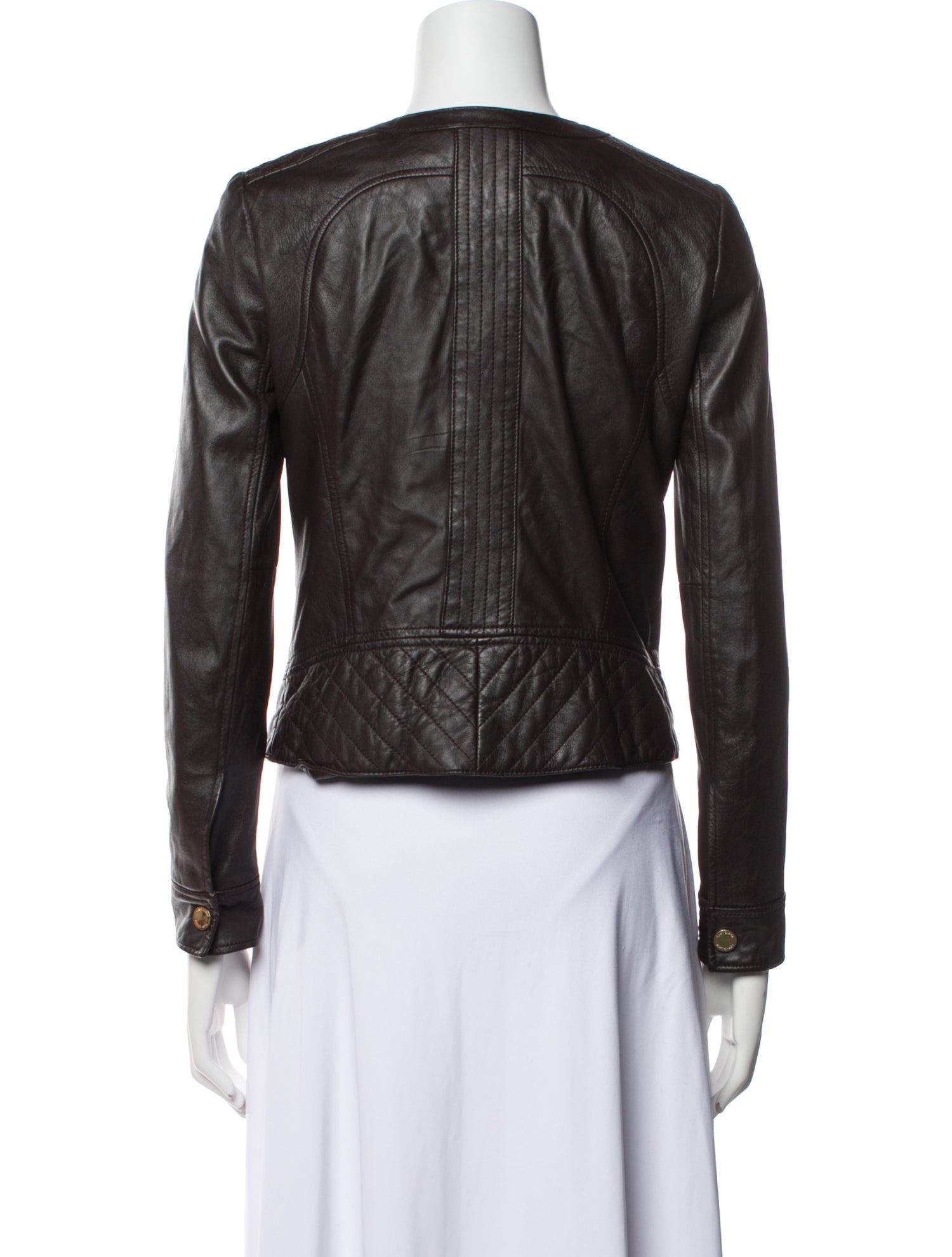 Tory Burch Leather Biker Jacket