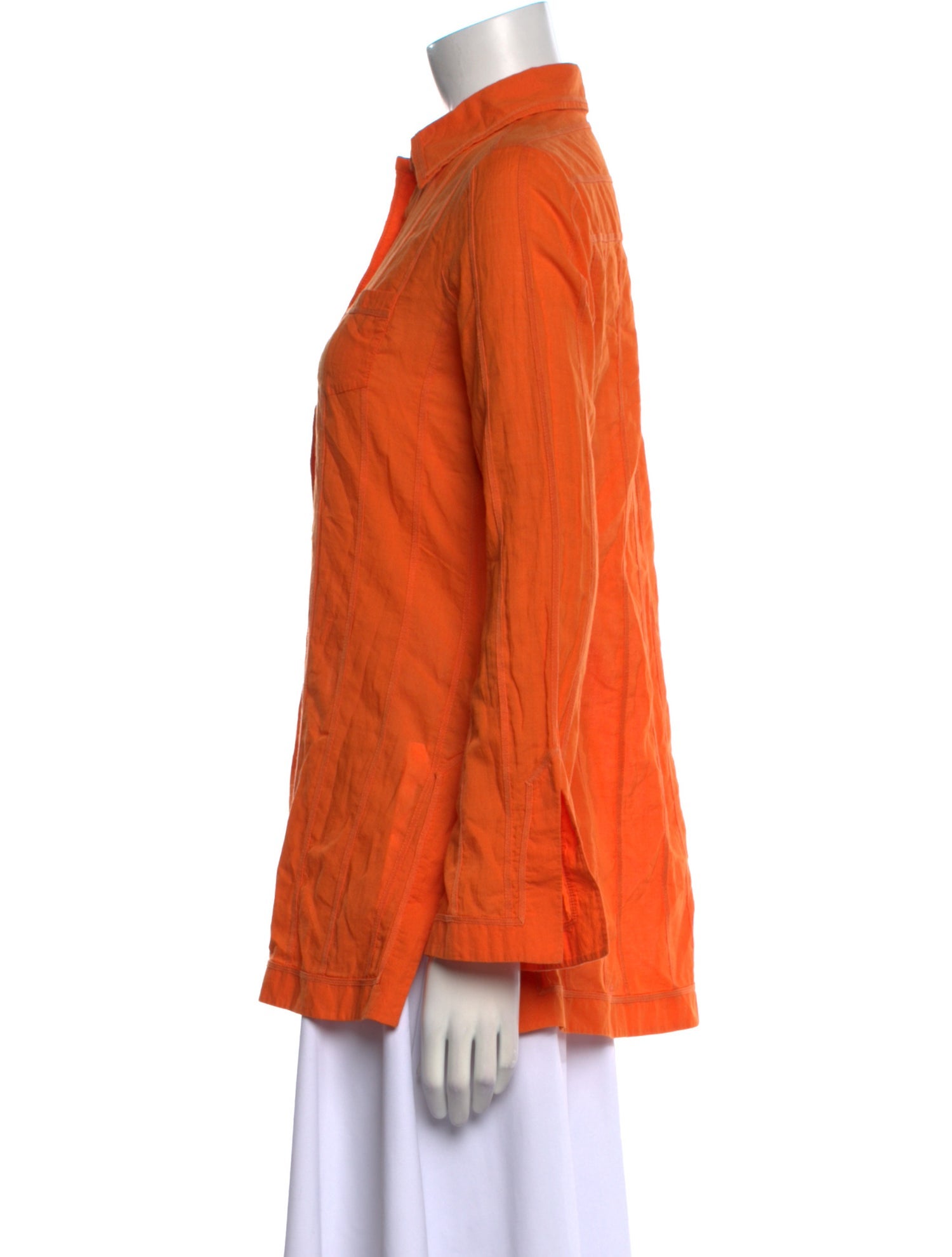 Tory Burch Long Sleeve Button-Up Top