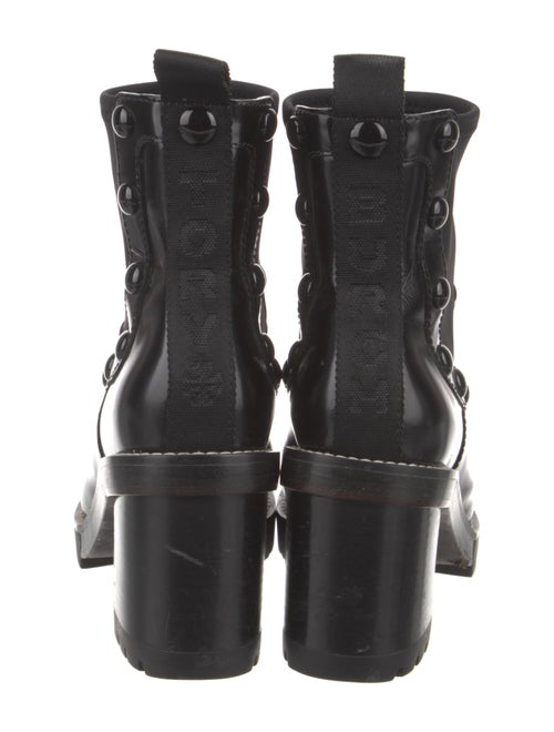 Tory Burch Leather Studded Accents Chelsea Boots