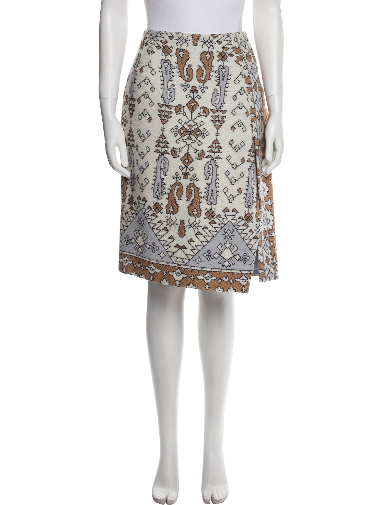 Tory Burch Printed Knee-Length Skirt