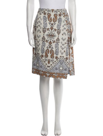 Tory Burch Printed Knee-Length Skirt