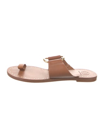 Tory Burch Leather Slides