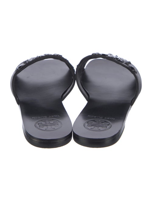 Tory Burch Satin Beaded Accents Slides