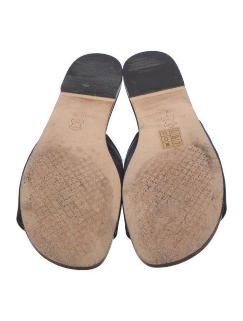 Tory Burch Satin Beaded Accents Slides