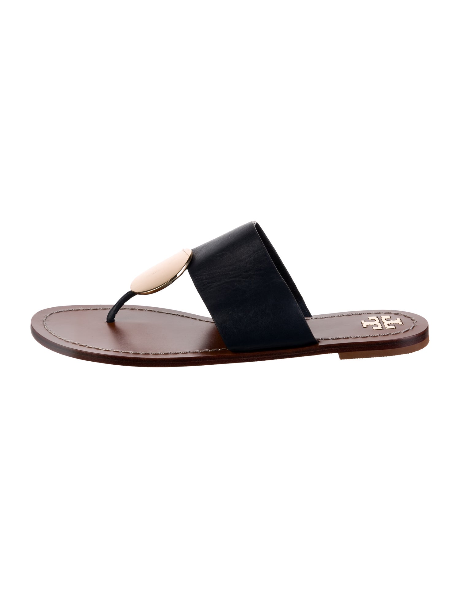 Tory Burch Leather Slides