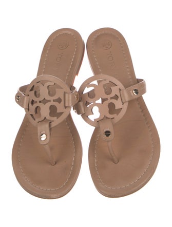 Tory Burch Leather Slides
