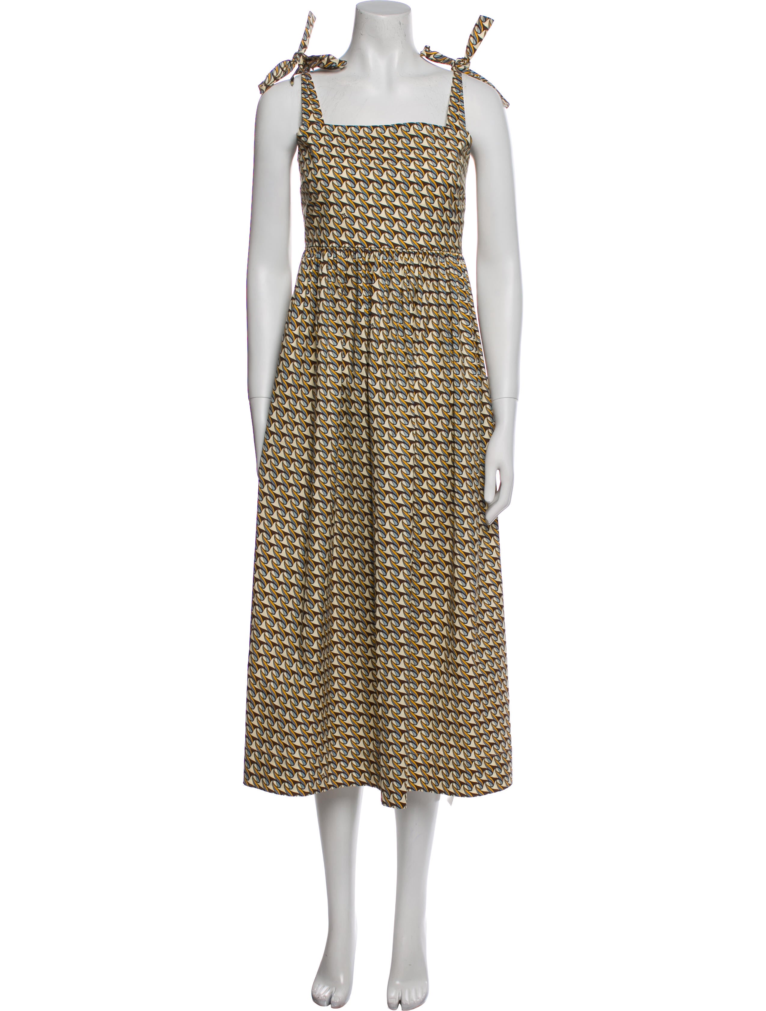 Tory Burch Printed Midi Length Dress