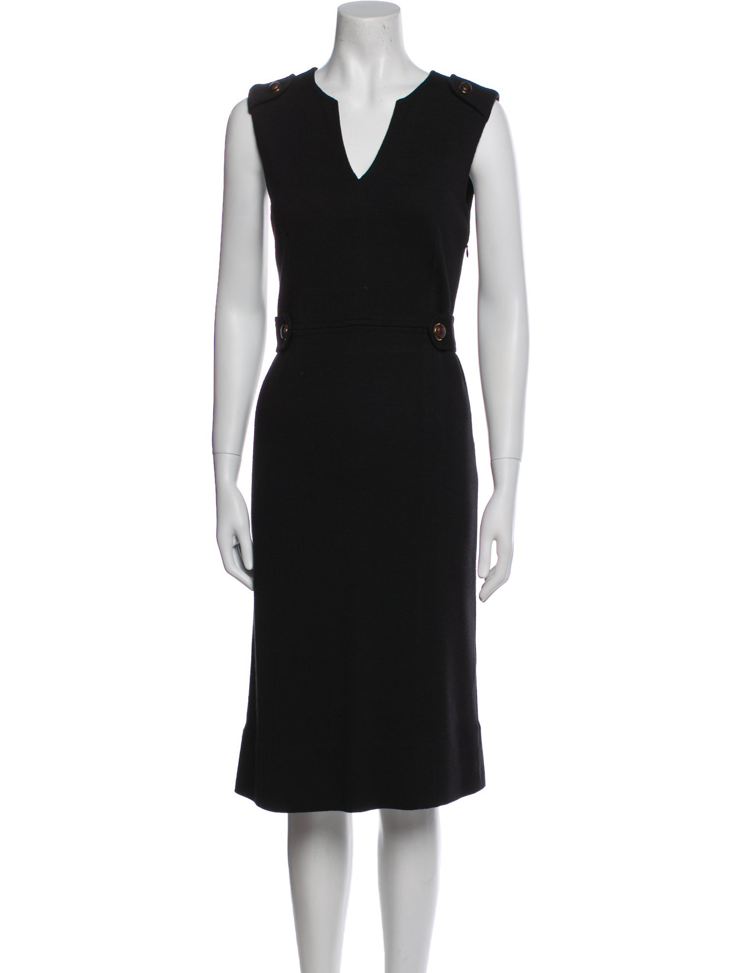 Tory Burch V-Neck Midi Length Dress
