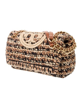 Tory Burch Raffia Shoulder Bag