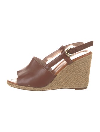 Tory Burch Leather Espadrilles