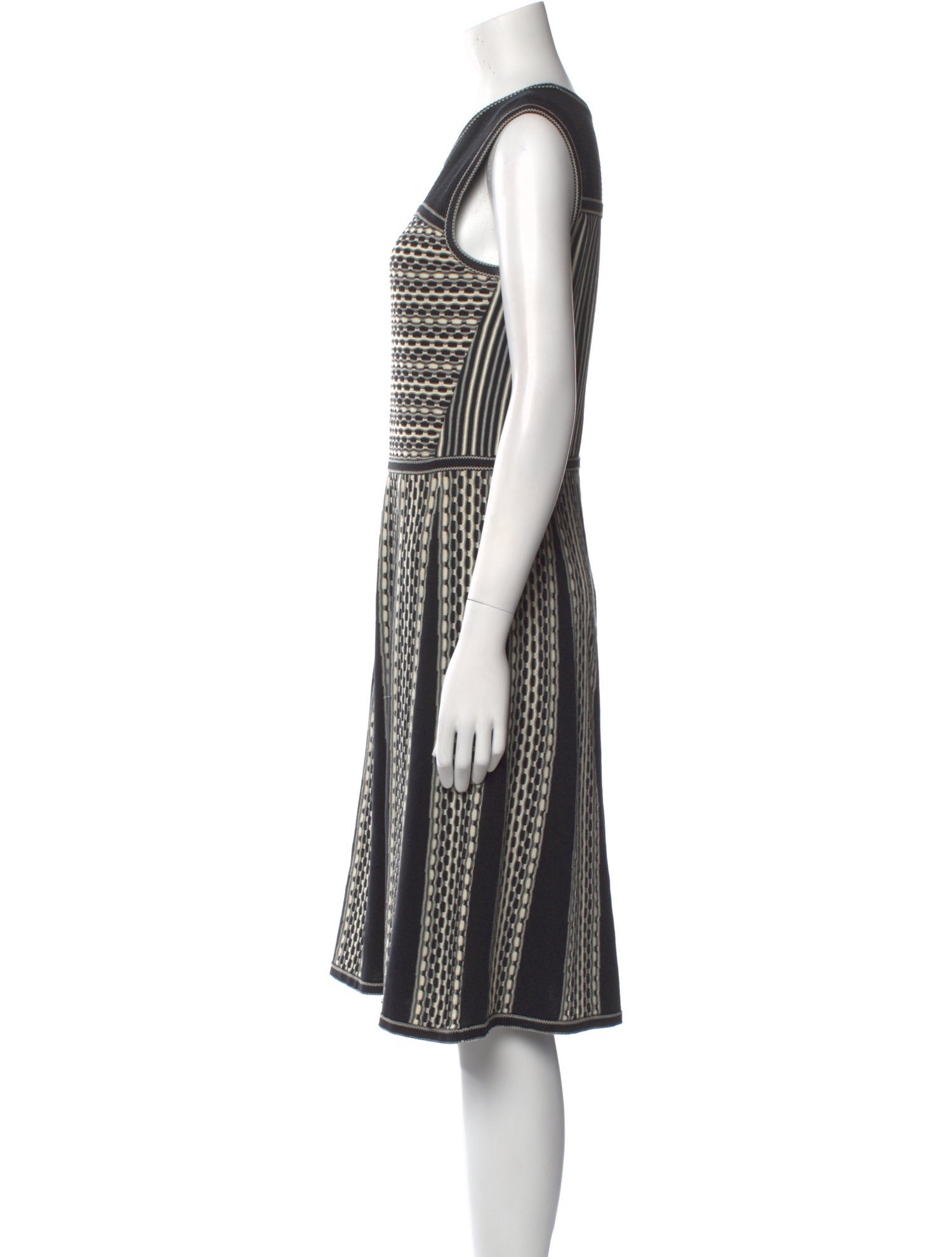 Tory Burch Striped Knee-Length Dress