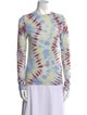 Tory Burch Nylon Tie-Dye Print Sweatshirt