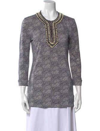 Tory Burch Silk Printed Top