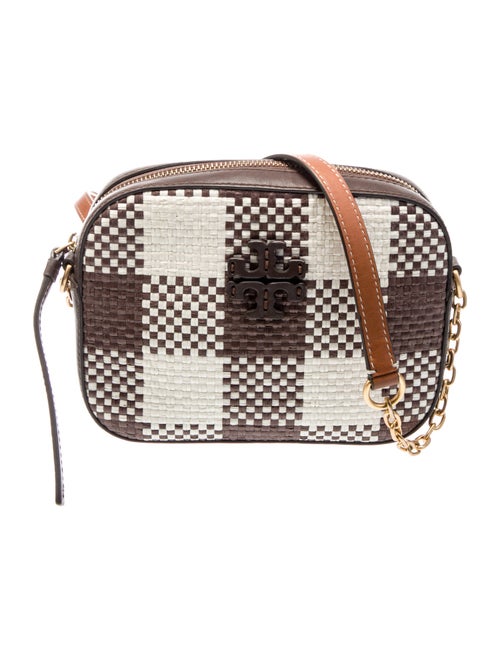 Tory Burch Raffia Crossbody Bag