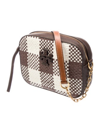 Tory Burch Raffia Crossbody Bag