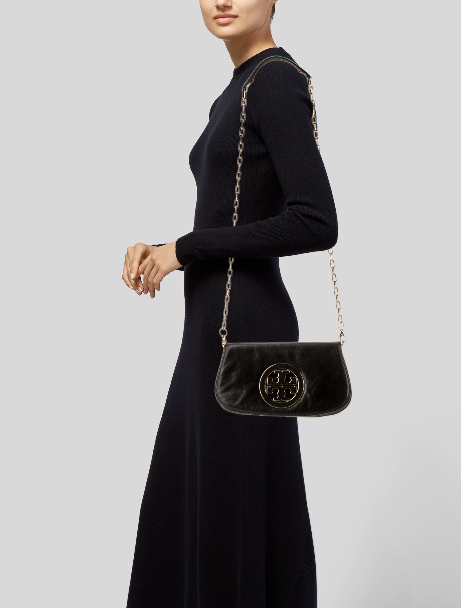 Tory Burch Leather Clutch