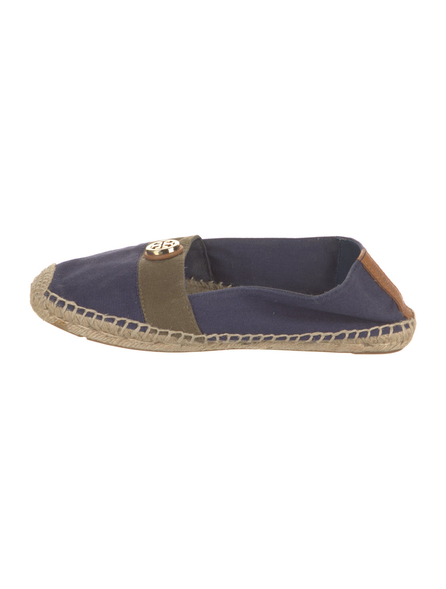 Tory Burch Canvas Colorblock Pattern Espadrilles
