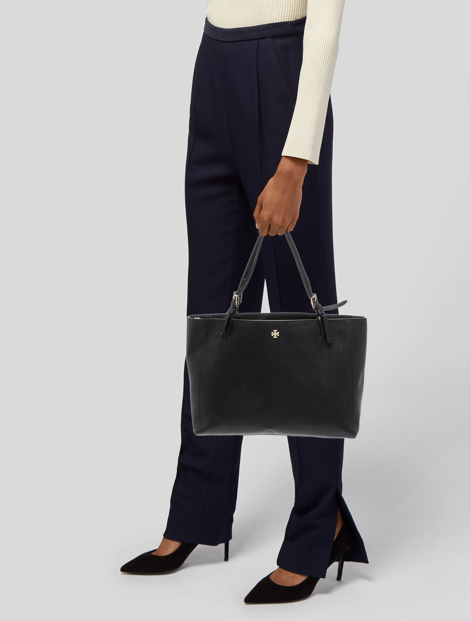Tory Burch Saffiano Leather Tote