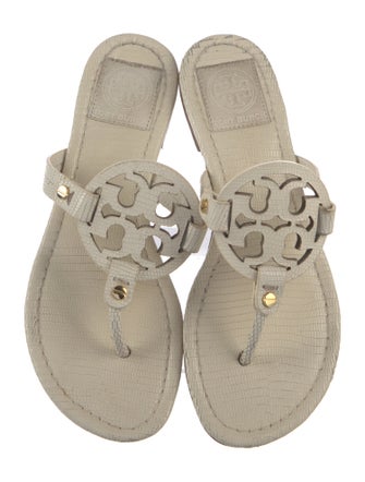 Tory Burch Leather Slides
