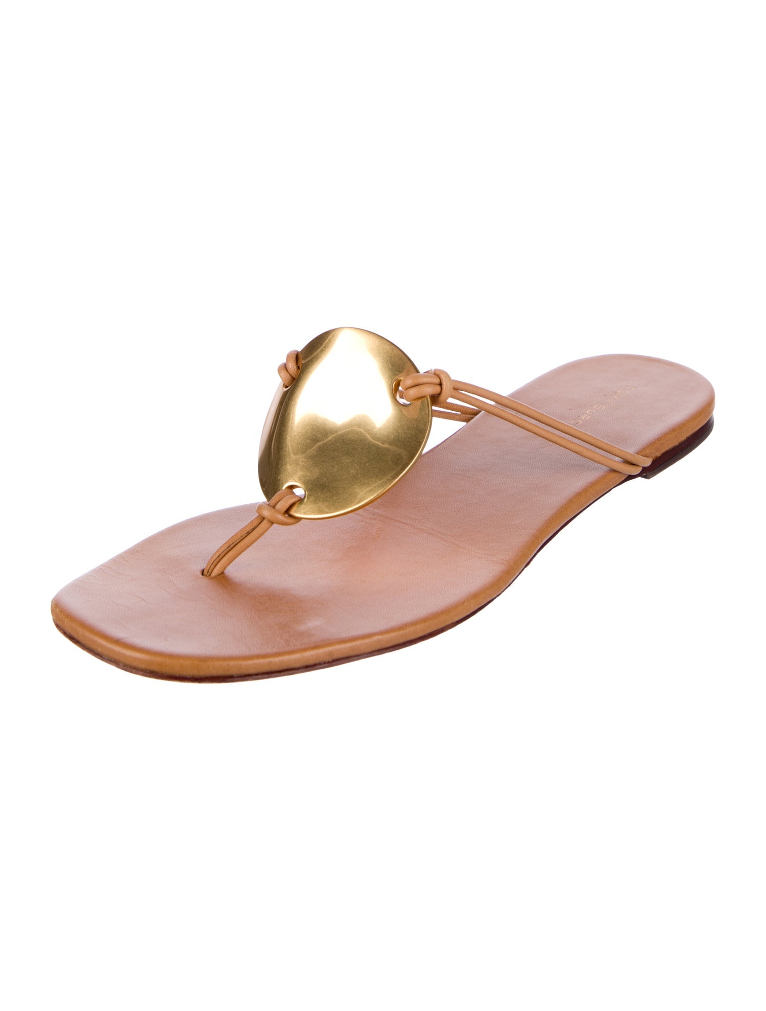 Tory Burch Leather Slides