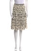 Tory Burch Printed Knee-Length Skirt