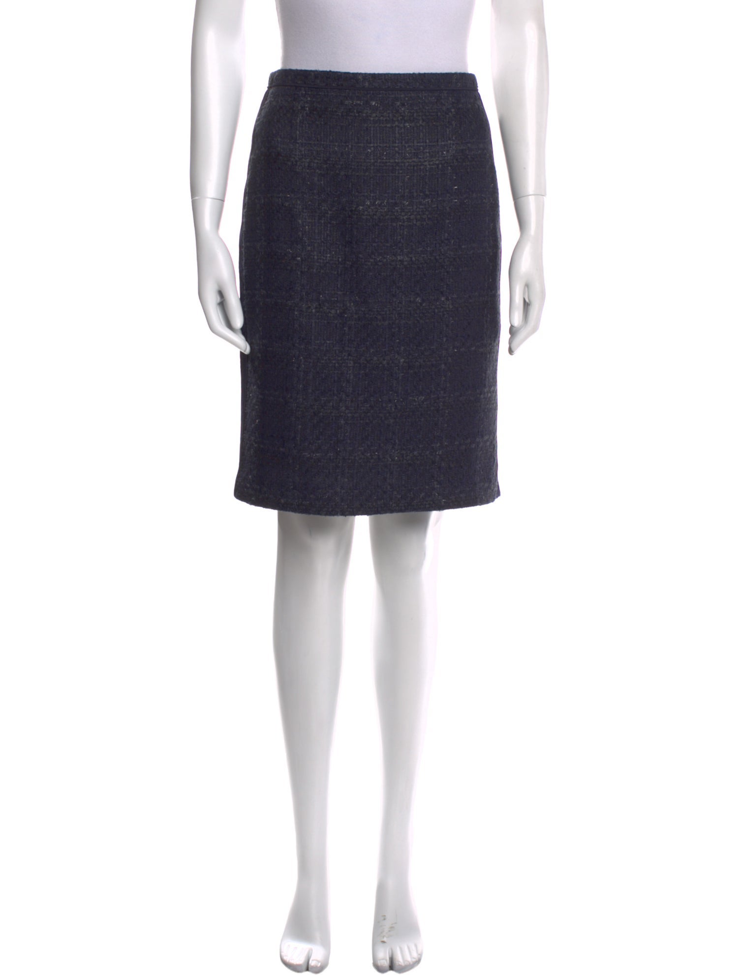 Tory Burch Plaid Print Knee-Length Skirt