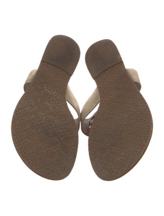 Tory Burch Leather Slides