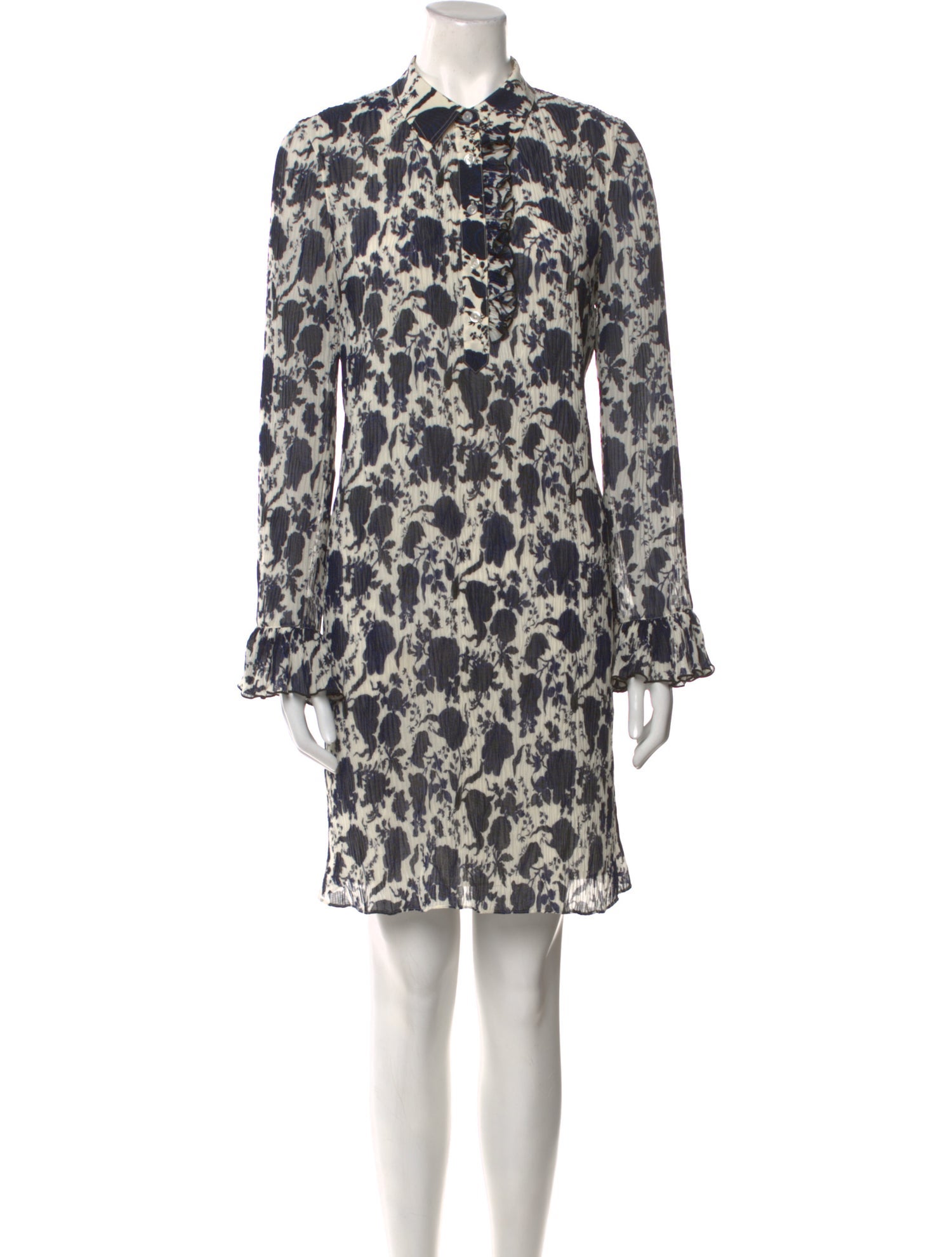 Tory Burch Floral Print Mini Dress